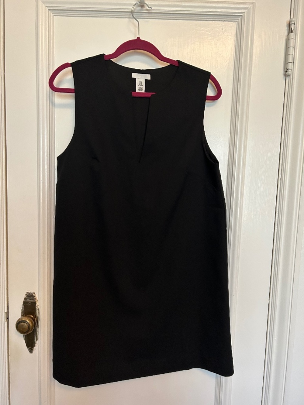 H&M Black Mini Jumper Dress Size Md